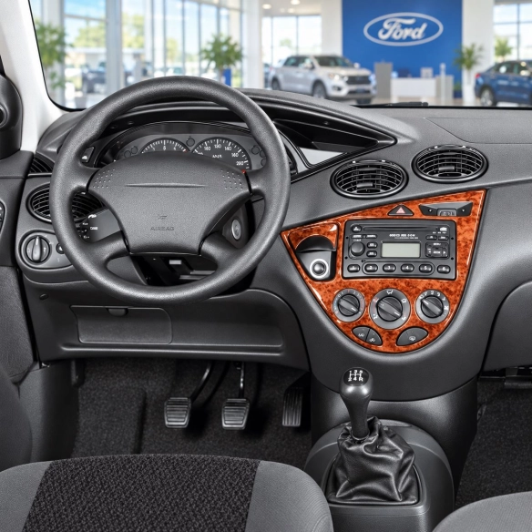 Ford Focus 2000-2005 kit rivestimento cruscotto e interni 3D 19 pezzi