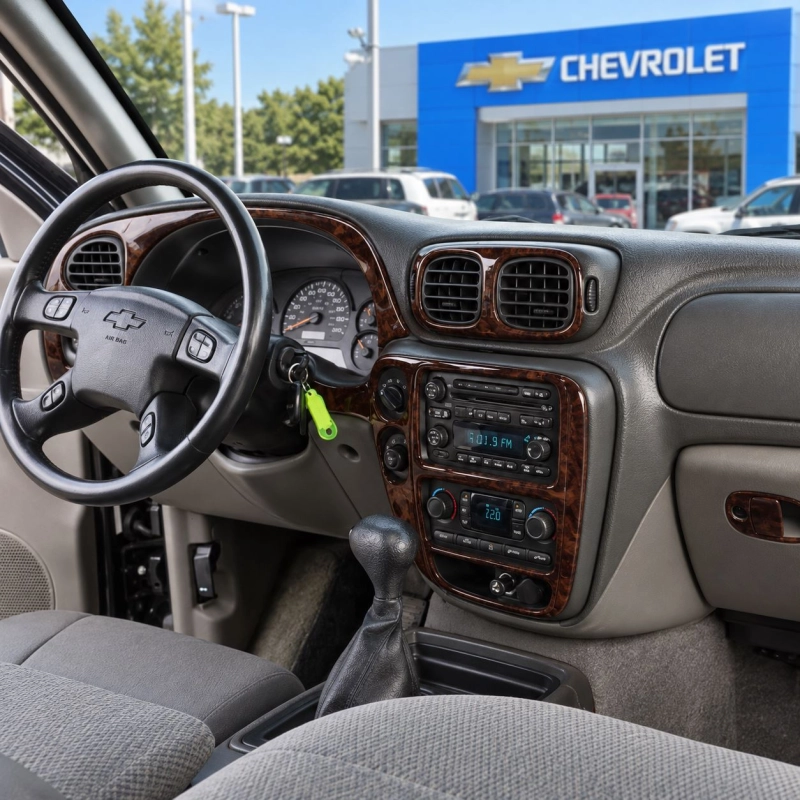 Chevrolet Trailblazer 2002-in poi kit rivestimento cruscotto e interni 3D 13 pezzi
