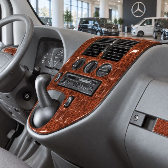 Mercedes-Benz Vito W638 V-Klasse 1996-1999 kit rivestimento cruscotto e interni 3D 40 pezzi