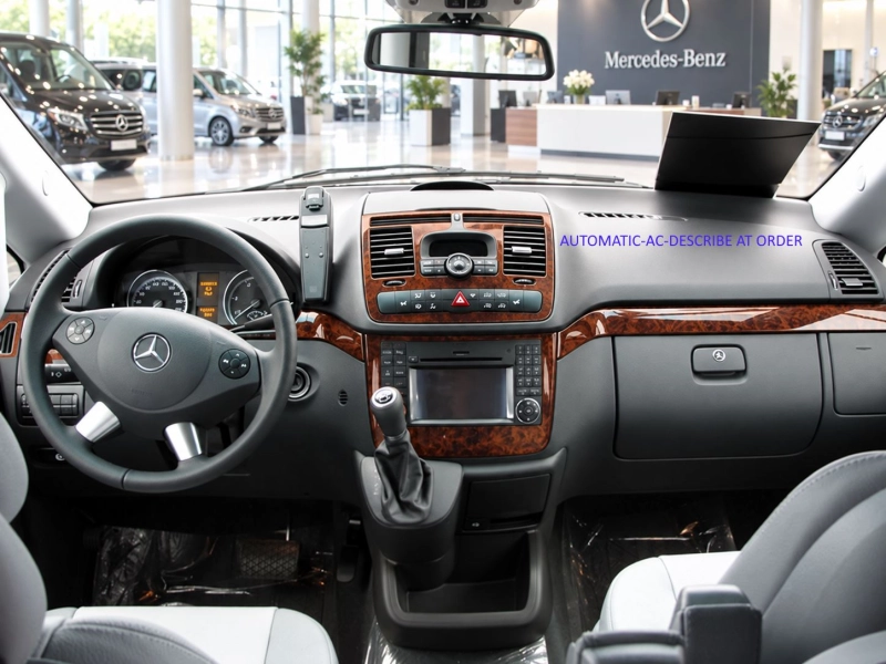 Mercedes-Benz Viano W639 2006-in poi kit rivestimento cruscotto e interni 3D 31 pezzi