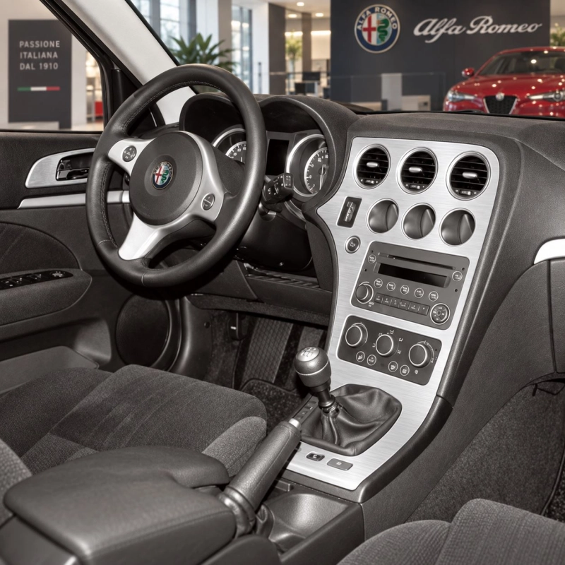 Alfa Romeo 159 2005-in poi kit rivestimento cruscotto e interni 3D 8 pezzi