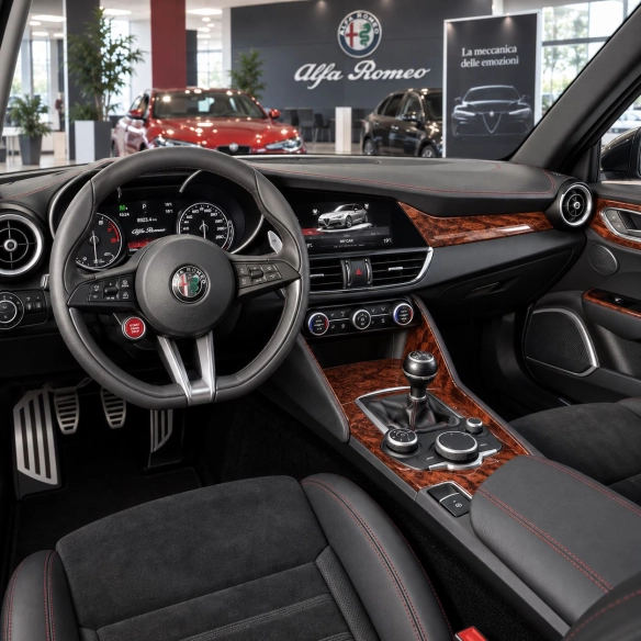 Alfa Romeo Giulia 952 2015 kit rivestimento cruscotto e interni 3D 33 pezzi