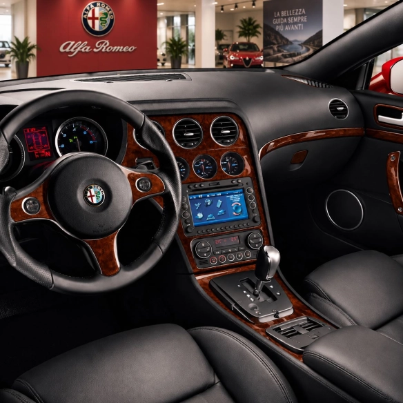 Alfa Romeo 159 2005-2011 kit rivestimento cruscotto e interni 3D 27 pezzi