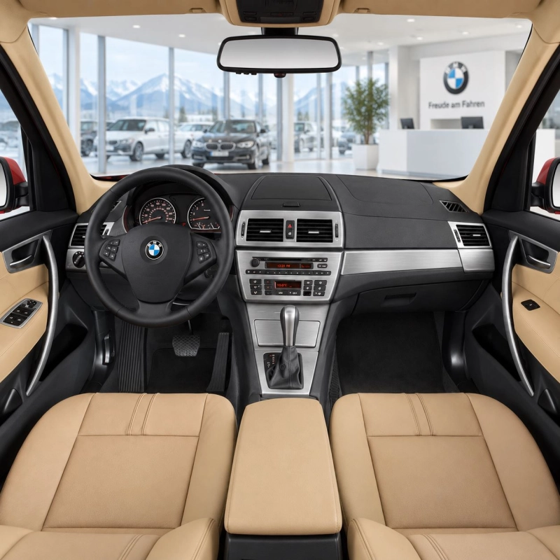 BMW X3 E83 2004-2010 kit rivestimento cruscotto e interni 3D 48 pezzi