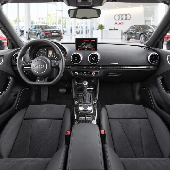 Audi A3 8V 2012-2018 dal 2012-2018 kit rivestimento cruscotto e interni 3D 40 pezzi