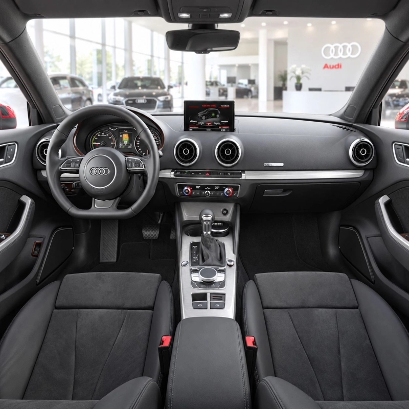 Audi A3 8V 2012-2018 dal 2012-2018 kit rivestimento cruscotto e interni 3D 40 pezzi
