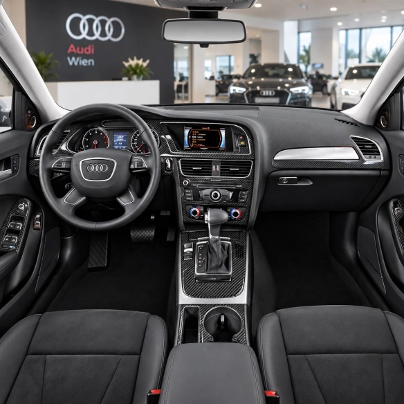 Audi A6 2005-2011 kit rivestimento cruscotto e interni 3D 10 pezzi