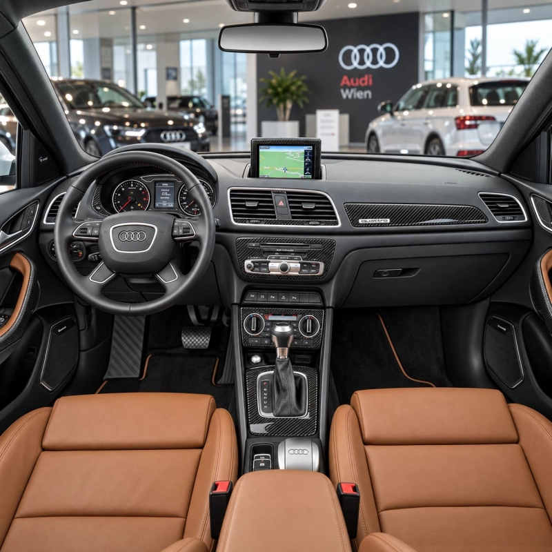 Audi Q3 2015-in poi 3D BASIC kit rivestimento cruscotto e interni 3D 28 pezzi