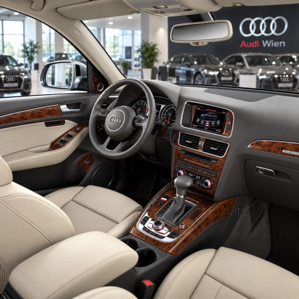 Audi Q5 2009-2017 kit rivestimento cruscotto e interni 3D 42 pezzi