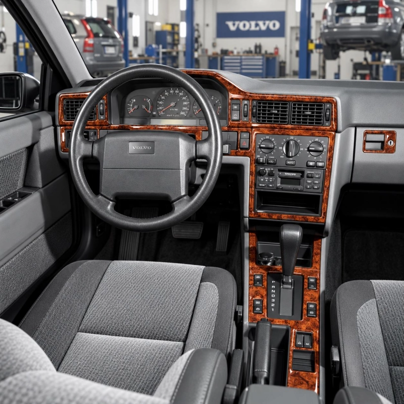 Volvo 850 1993-1997 kit rivestimento cruscotto e interni 3D 21 pezzi