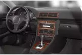 Audi A4 B6 Typ 8E-8H 10.2000 Mascherine sagomate per rivestimento cruscotti 11-Teile
