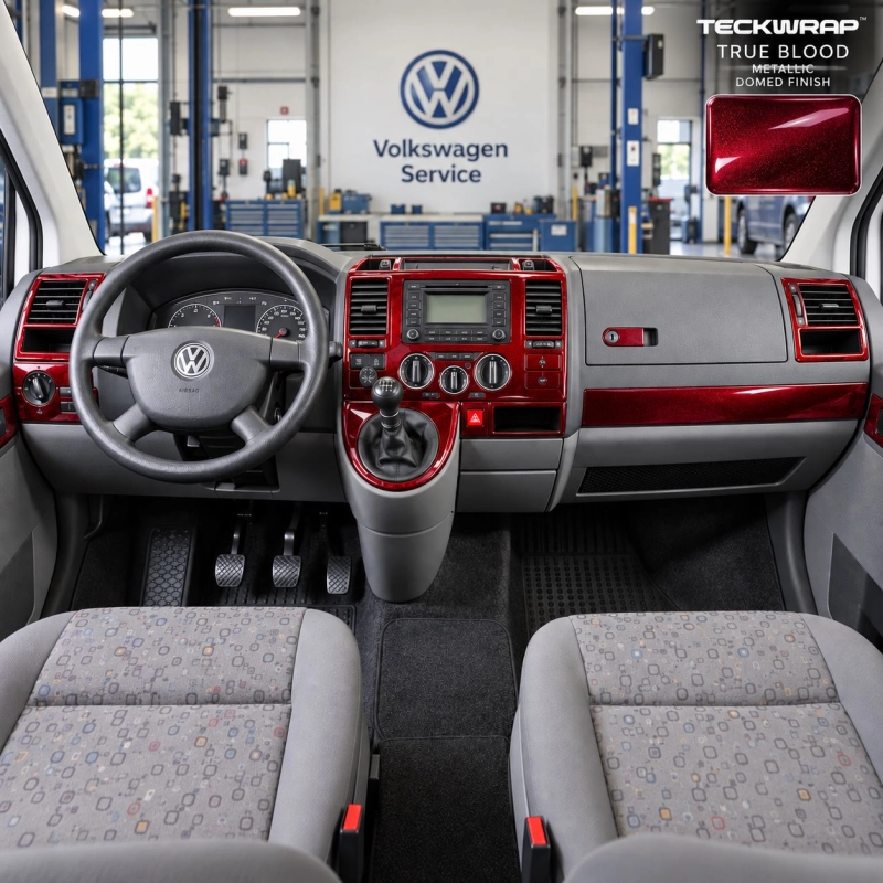 Volkswagen Transporter T5 2003-2009 kit rivestimento cruscotto e interni 3D 29 pezzi