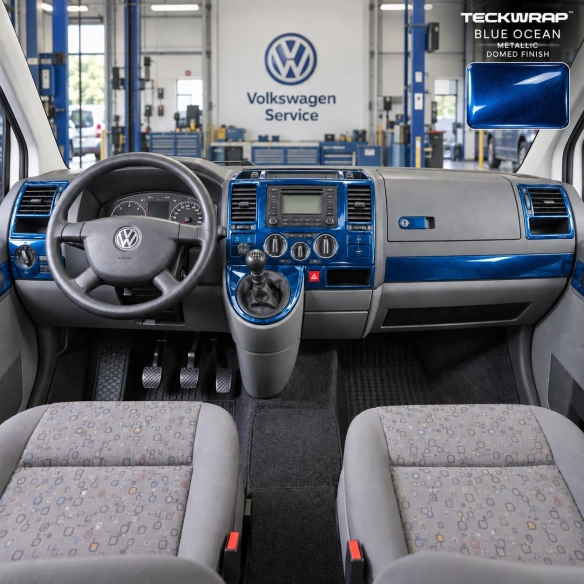 Volkswagen Transporter T5 2003-2009 kit rivestimento cruscotto e interni 3D 29 pezzi