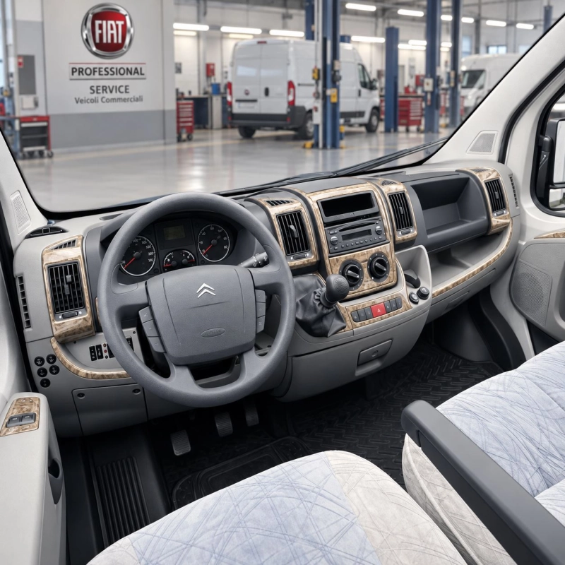 Citroen Jumper 2006-in poi kit rivestimento cruscotto e interni 3D 20 pezzi