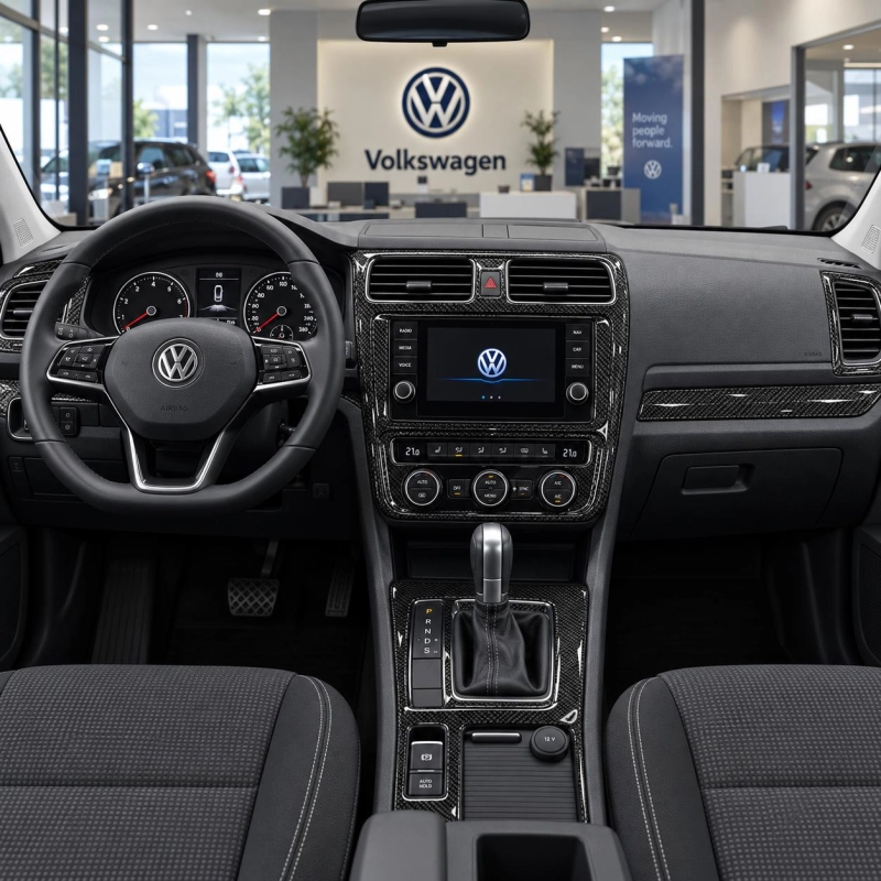 Volkswagen Scirocco 2013-in poi kit rivestimento cruscotto e interni 3D 16 pezzi