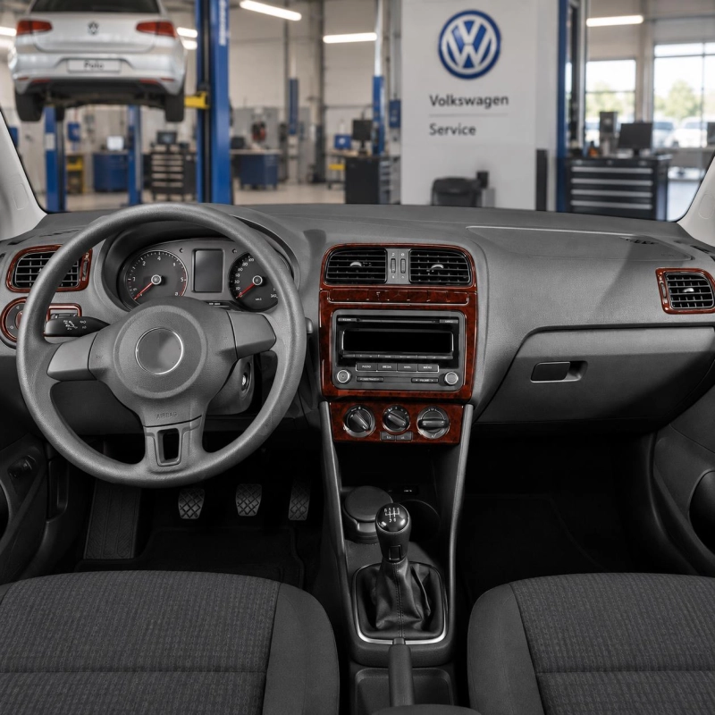 Volkswagen Polo 2009-in poi kit rivestimento cruscotto e interni 3D