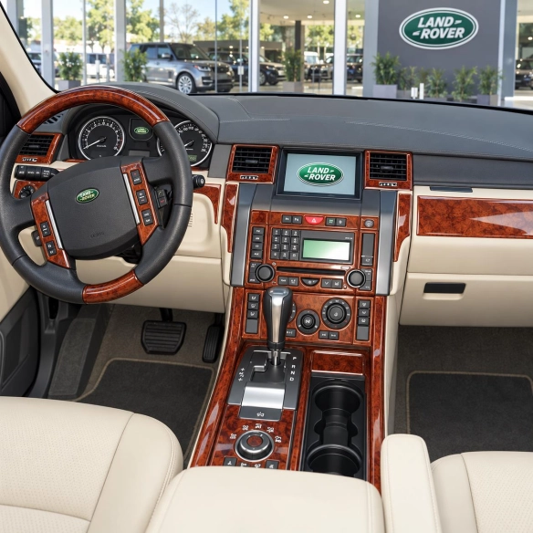 Land Rover Range Rover Sport 2006-2009 kit rivestimento cruscotto e interni 3D 76 pezzi