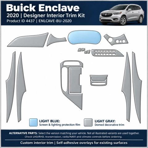 Buick Enlcave 2020 – Designer Trim – Kit completo per interni