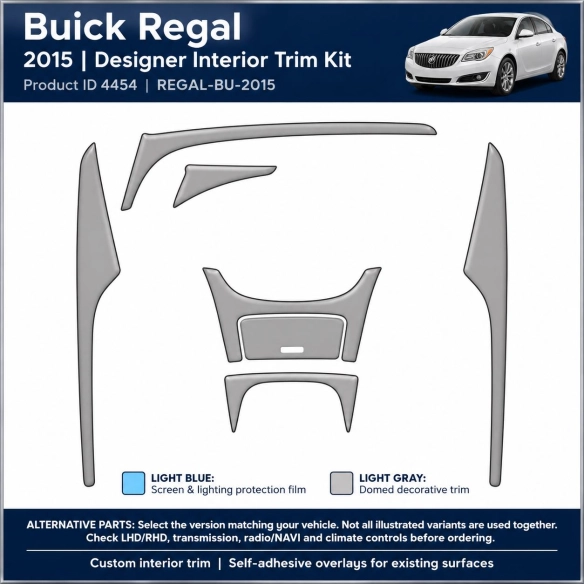 Buick Regal 2015 – Designer Trim – Kit completo per interni