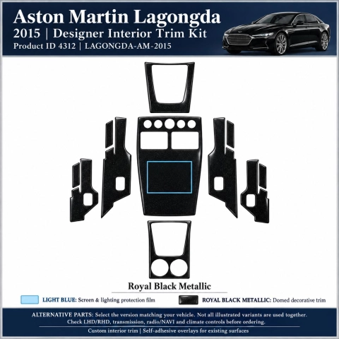 Aston Martin Lagongda 2015 – Designer Trim – Kit completo per interni