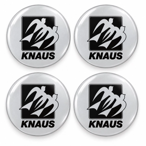 Adesivi resinati Knaus per coprimozzi – 56 mm – Set da 4