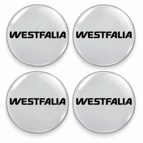 Adesivi resinati Westfalia per coprimozzi – 56 mm – Set da 4