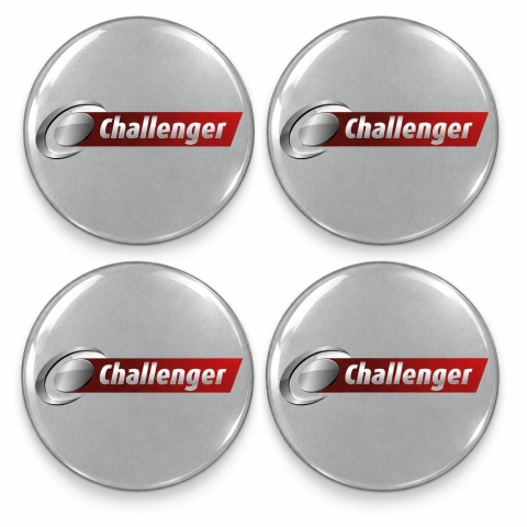 Adesivi resinati Challenger per coprimozzi – 56 mm – Set da 4