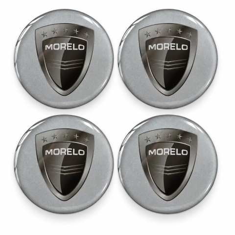 Adesivi resinati Morelo per coprimozzi – 56 mm – Set da 4
