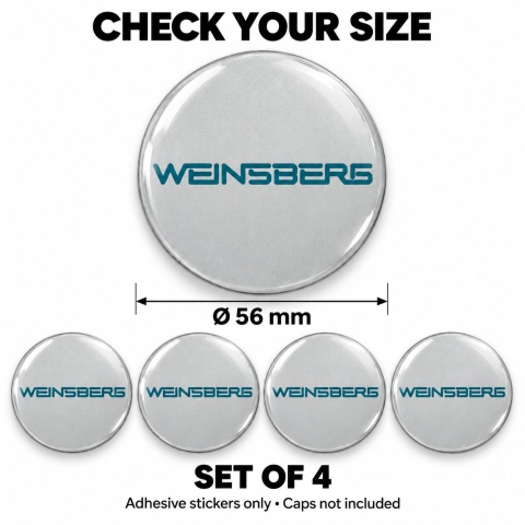 Adesivi resinati Weinsberg per coprimozzi – 56 mm – Set da 4 2