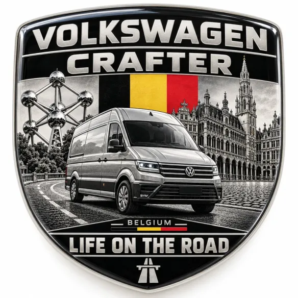 Stemma 3D posteriore e parafanghi per Volkswagen Crafter – Belgio – 90 mm