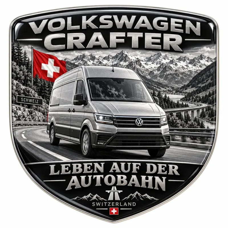 Stemma 3D posteriore e parafanghi per Volkswagen Crafter – Svizzera – 90 mm