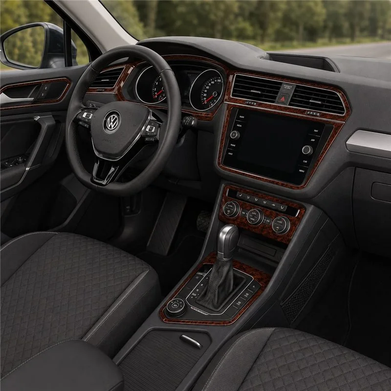 Volkswagen Tiguan 2018-2024 kit cruscotto 3D, 27 pezzi
