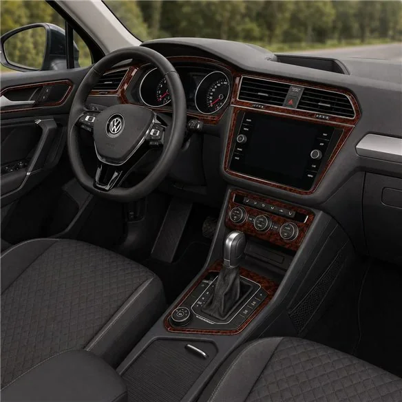 Volkswagen Tiguan 2018-2024 kit cruscotto 3D, 27 pezzi