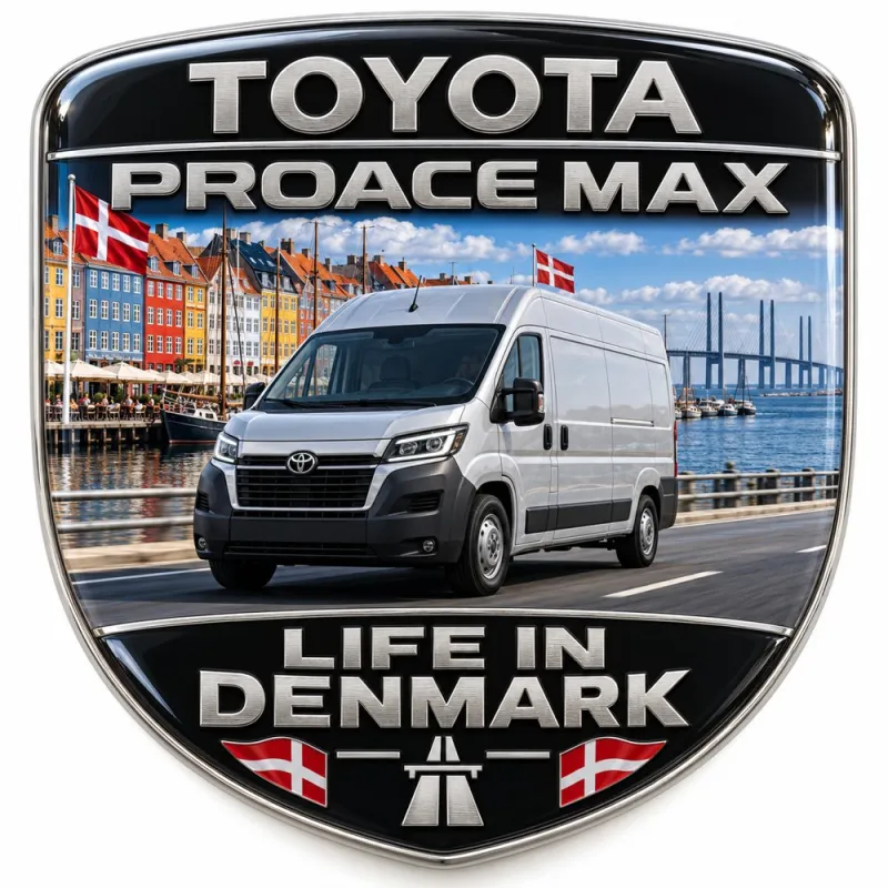 Stemma 3D posteriore e parafanghi per Toyota Proace Max – Danimarca – 90 mm