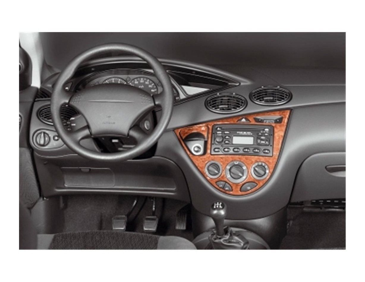 Ford Focus 09.98 - 08.04 Kit Rivestimento Cruscotto all'interno del veicolo Cruscotti personalizzati 7-Decori