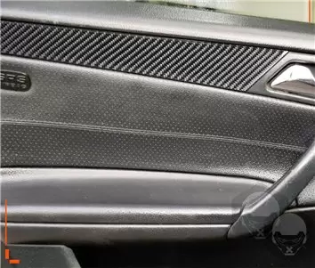 Mercedes C-Class W203 05.2005 Mascherine sagomate per rivestimento cruscotti 13-Decori