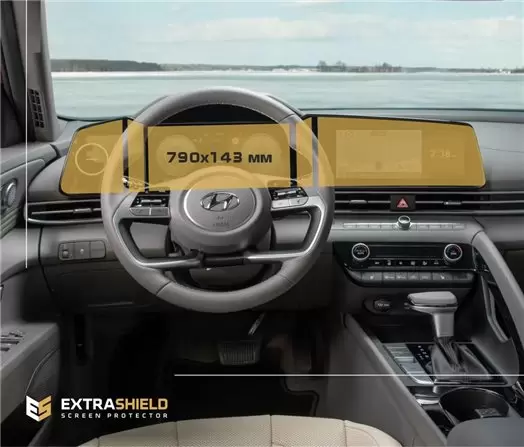 Hyundai Creta 2020 - Present Multimedia 10,25" Vetro Protettivo HD trasparente di navigazione Protezione Hyundai Creta 2020 - Present Multimedia 10,25" Vetro Protettivo HD trasparente di navigazione Protezione