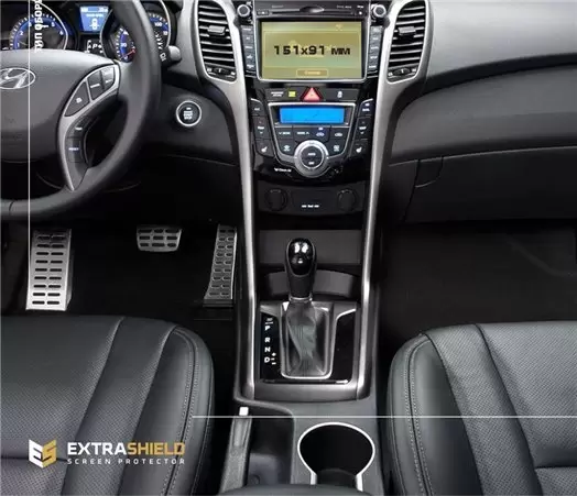 Honda Pilot 2016 - Present Multimedia Honda Connect 8" Vetro Protettivo HD trasparente di navigazione Protezione