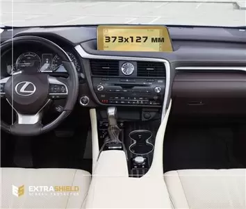 Lexus RX 2015 - 2019 Multimedia 12,3" Vetro Protettivo HD trasparente di navigazione Protezione