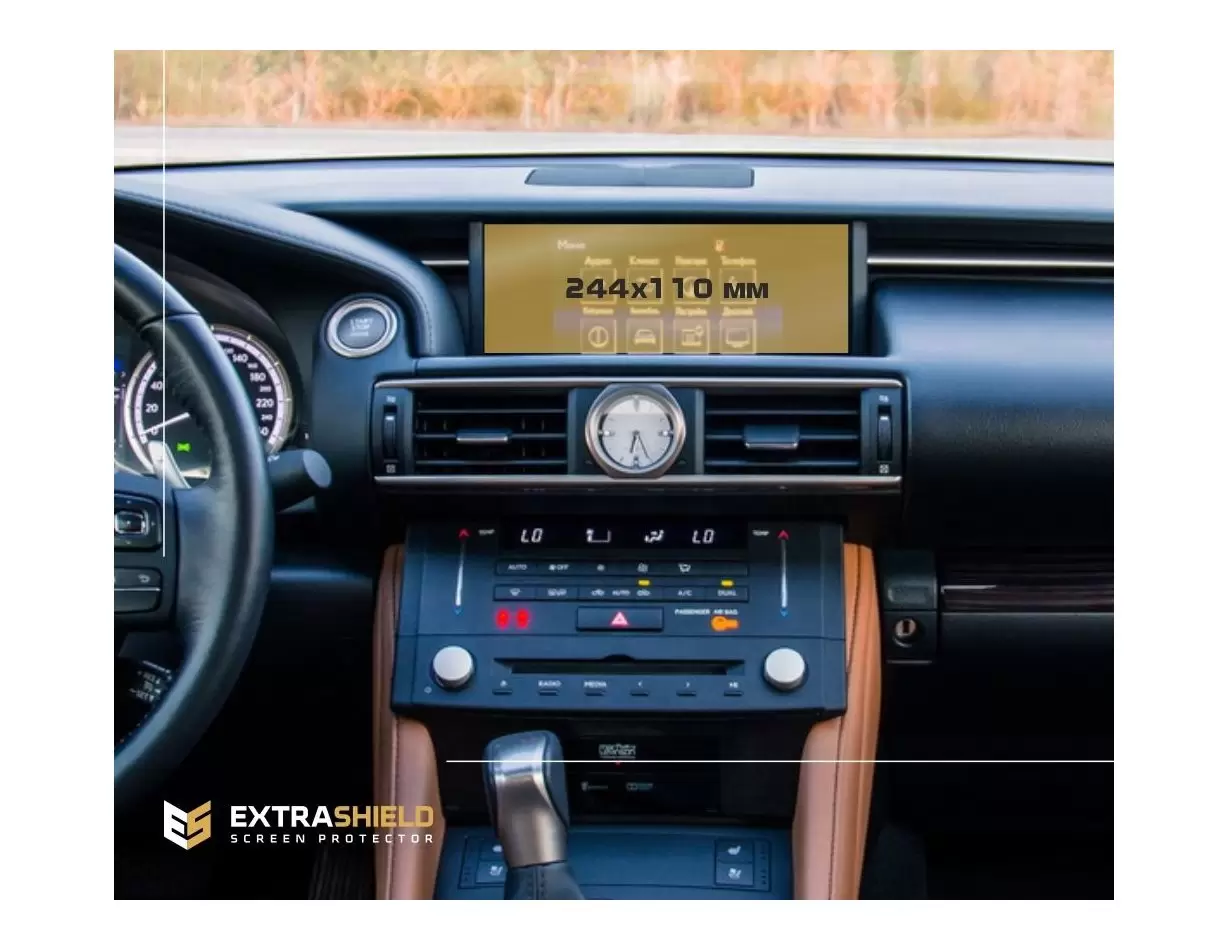 Lexus RC 2014 - Present Multimedia 7 Vetro Protettivo HD trasparente di navigazione Protezione