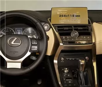 Lexus NX 2014 - 2017 Multimedia 8" Vetro Protettivo HD trasparente di navigazione Protezione