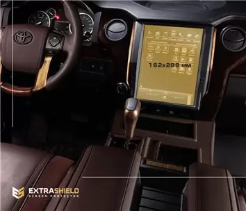 Toyota Tundra 2011 - Present Full color LCD monitor (13,6") Vetro Protettivo HD trasparente di navigazione Protezione