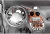 Ford Ka 10.96-02.02 Mascherine sagomate per rivestimento cruscotti 5-Decori