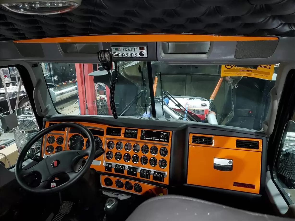 Kenworth W900 Truck- Anno 2019-2022 Pacchetto combinato kit finiture cruscotto stile interno