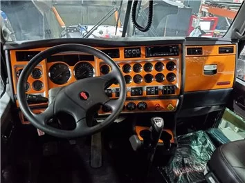 Kenworth W900 Truck - Pacchetto combinato kit rivestimento cruscotto stile interno anno 2019-2022