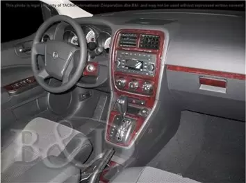 Dodge Caliber 2009-UP Full Set, Automatic Gear Mascherine sagomate per rivestimento cruscotti 