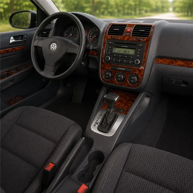 Volkswagen Jetta 2005-2009 cambio automatico, climatizzatore kit cruscotto 3D