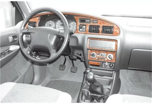 Ford Ranger 06.99 - 06.06 Kit Rivestimento Cruscotto all'interno del veicolo Cruscotti personalizzati 12-Decori