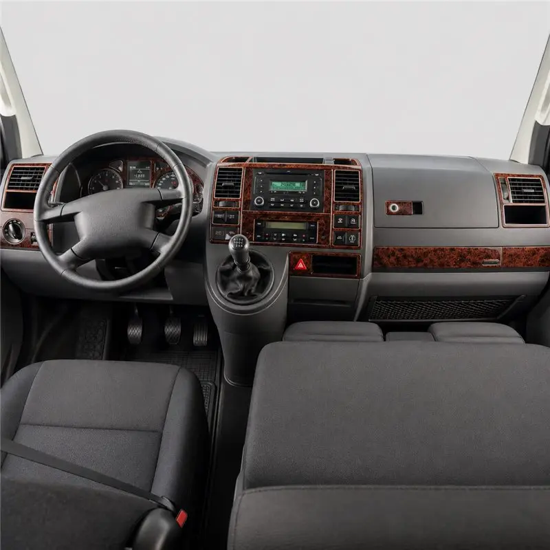 Volkswagen T5 Carevella 2003-2009 kit cruscotto 3D, 25 pezzi
