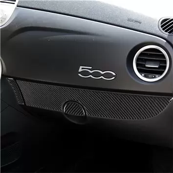 Fiat 500 2012-2015 Mascherine sagomate per rivestimento cruscotti 27-Decori